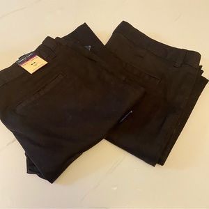 French Toast girls black uniform school pants Size 18